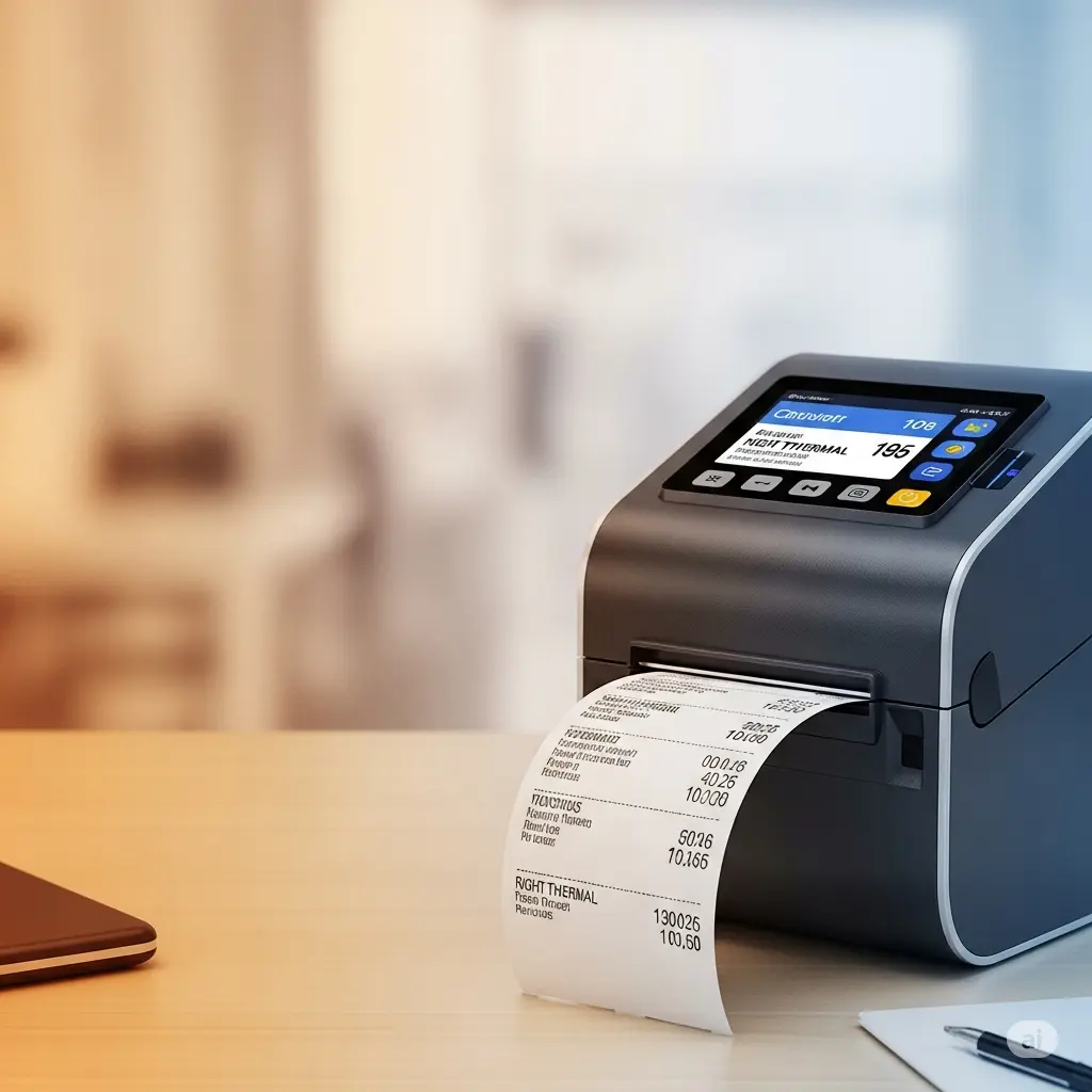 Thermal printer with USB, LAN and Bluetooth connectivity